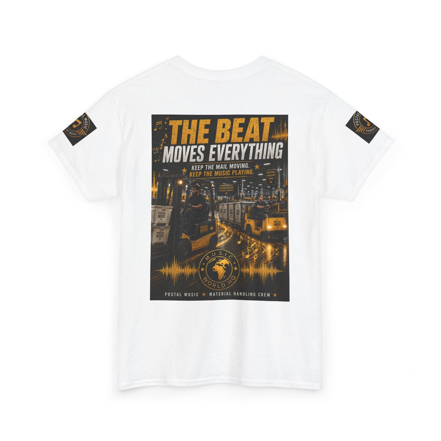 The Beat Moves Everything — Men's T-Shirt | Postal Music