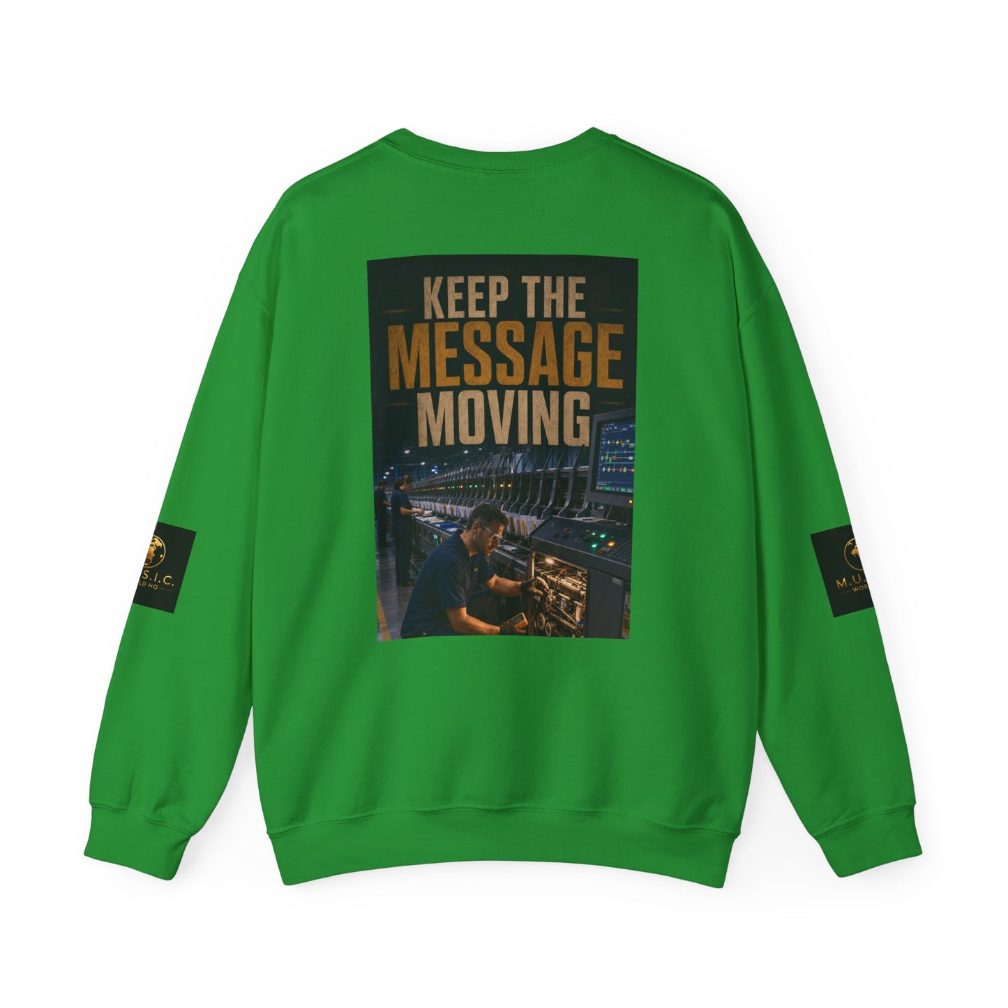Postal Music — Keep the Message Moving — Core Crewneck Sweatshirt