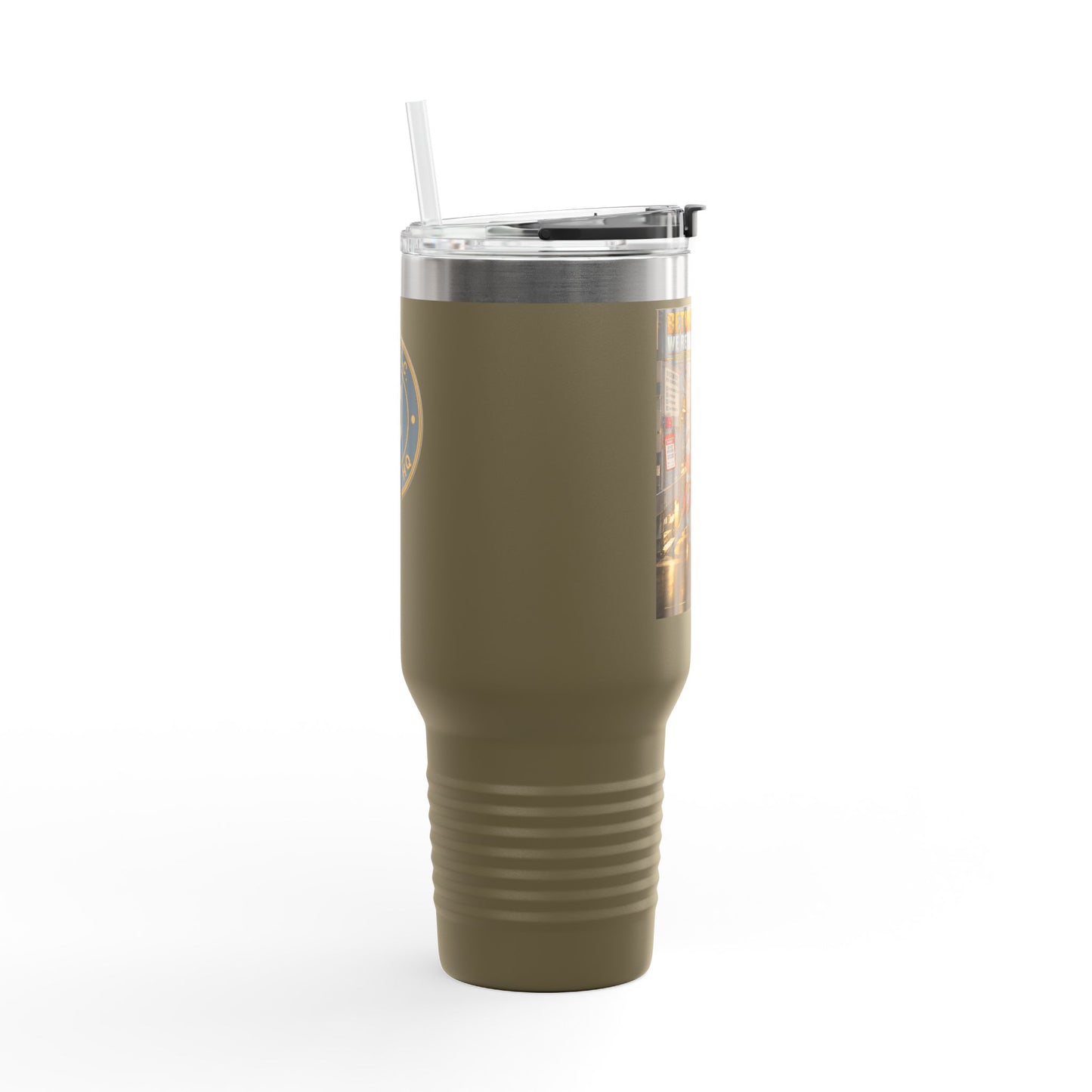 Postal Music - Between Tours, We Retune the System - Insulated Travel Tumbler 40oz
