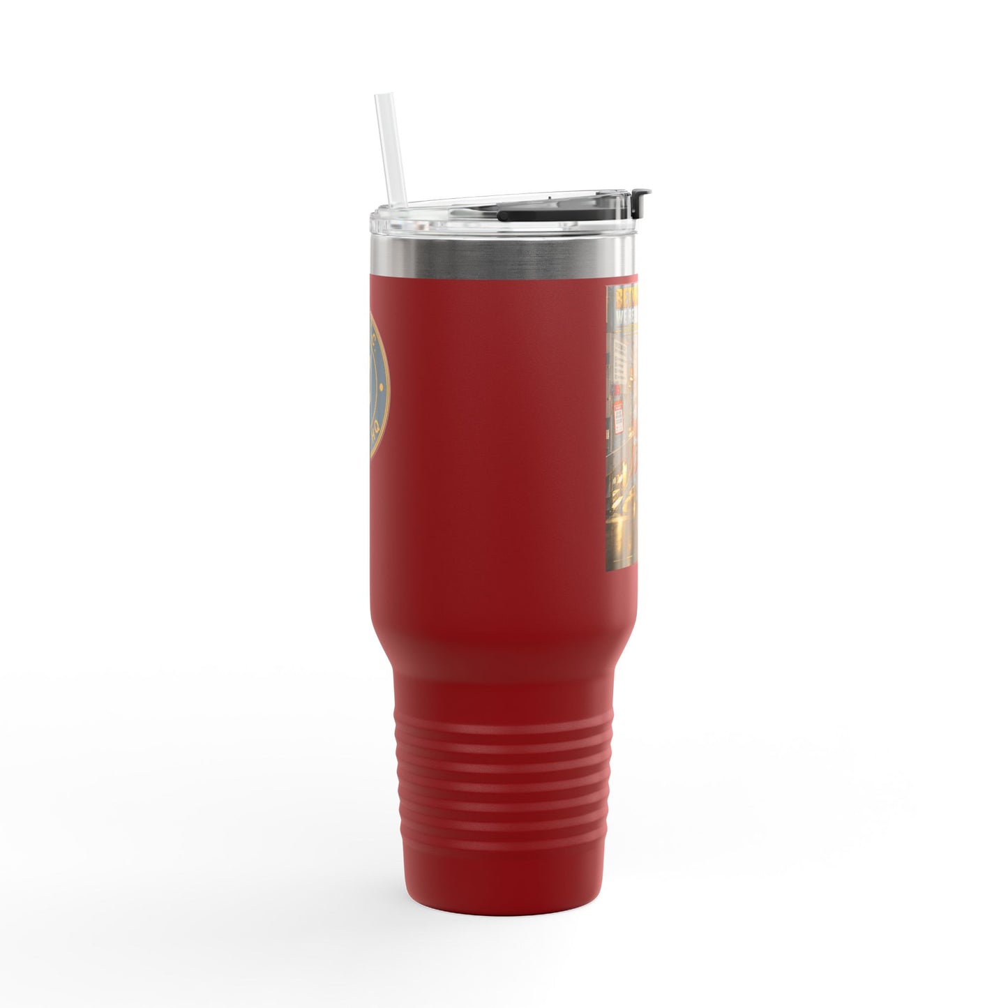 Postal Music - Between Tours, We Retune the System - Insulated Travel Tumbler 40oz