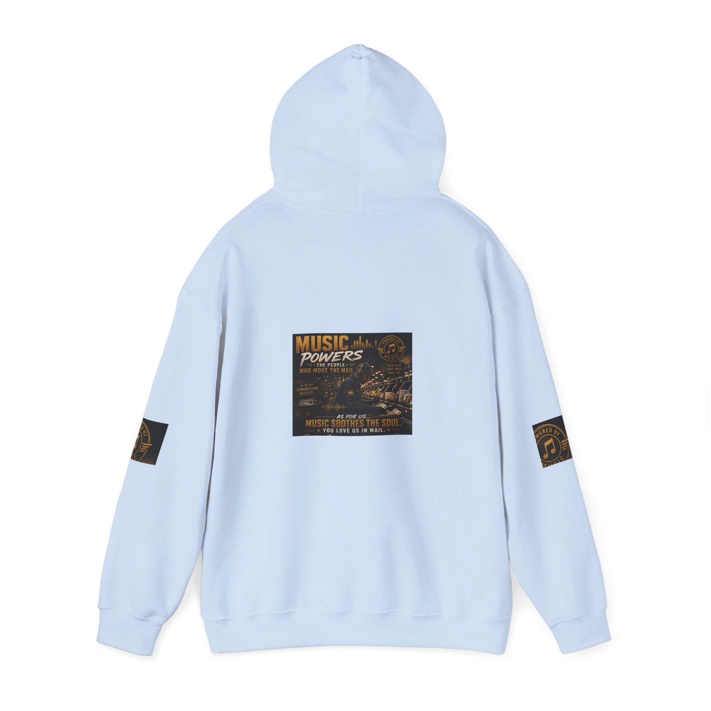 Postal Music — Music Powers the People — Core Pullover Hoodie