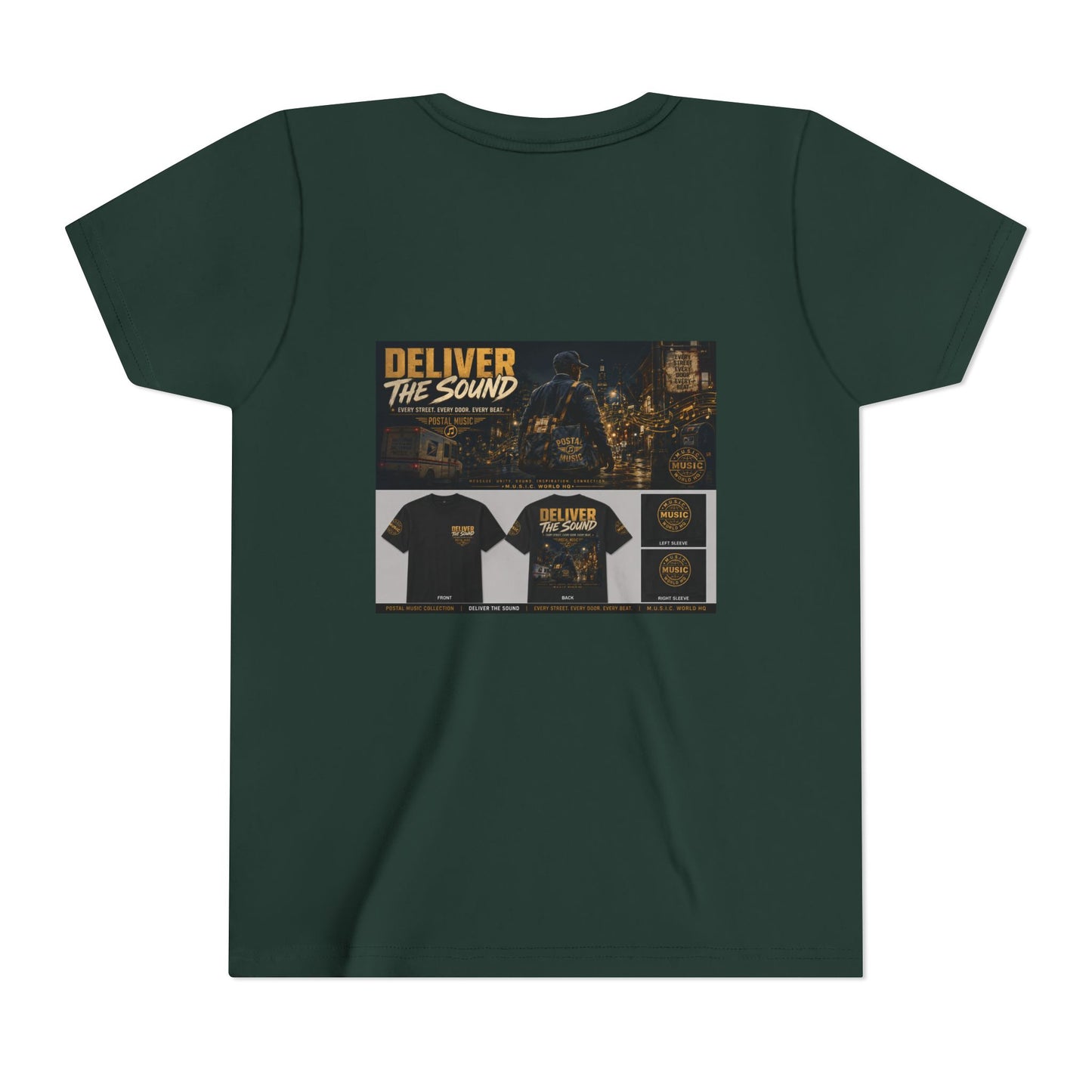 Postal Music — Deliver the Sound — Youth T-Shirt