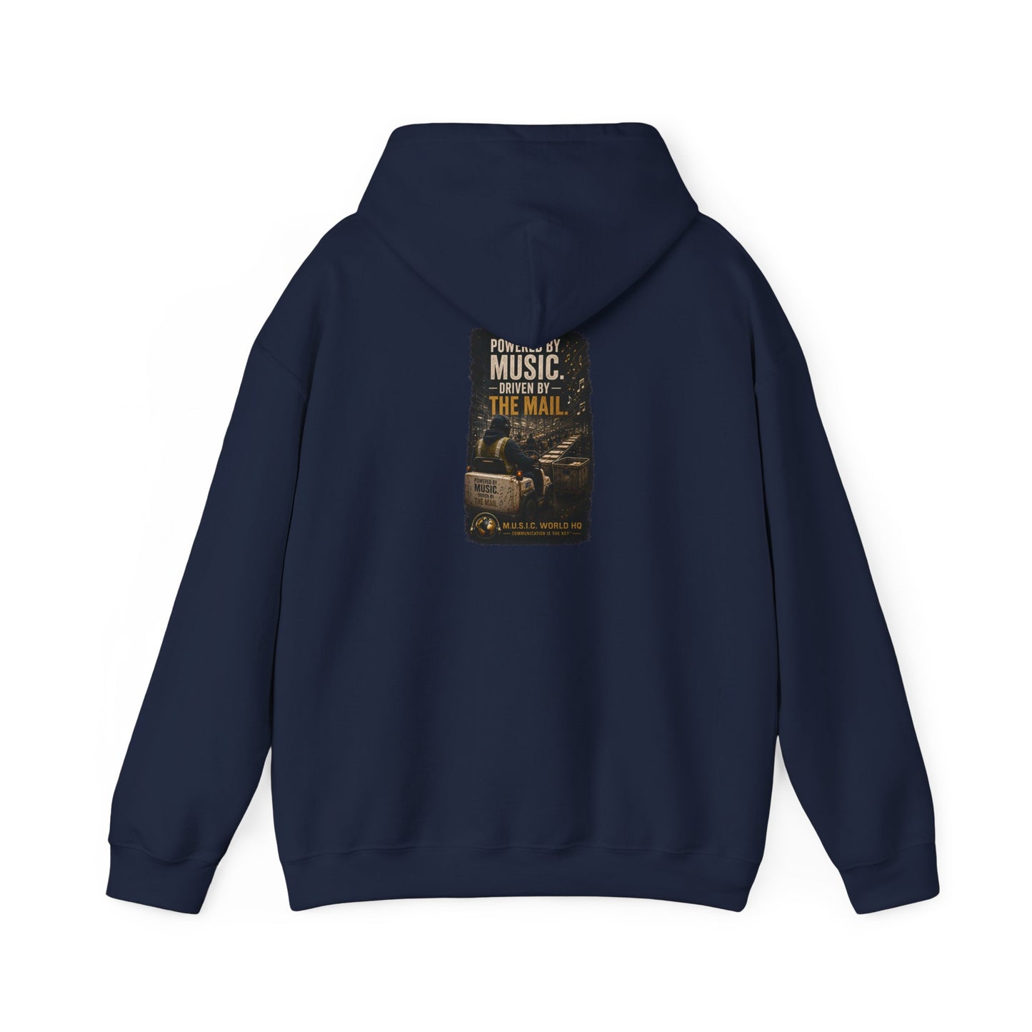 Postal Music - Powered by Music Hoodie - Colorways B