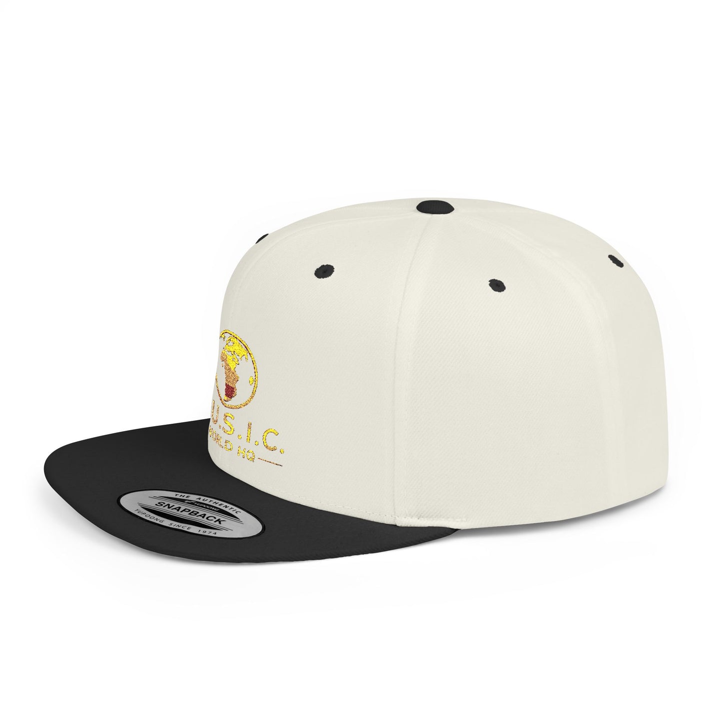 M.U.S.I.C. World HQ Heritage Premium Flat-Bill Snapback