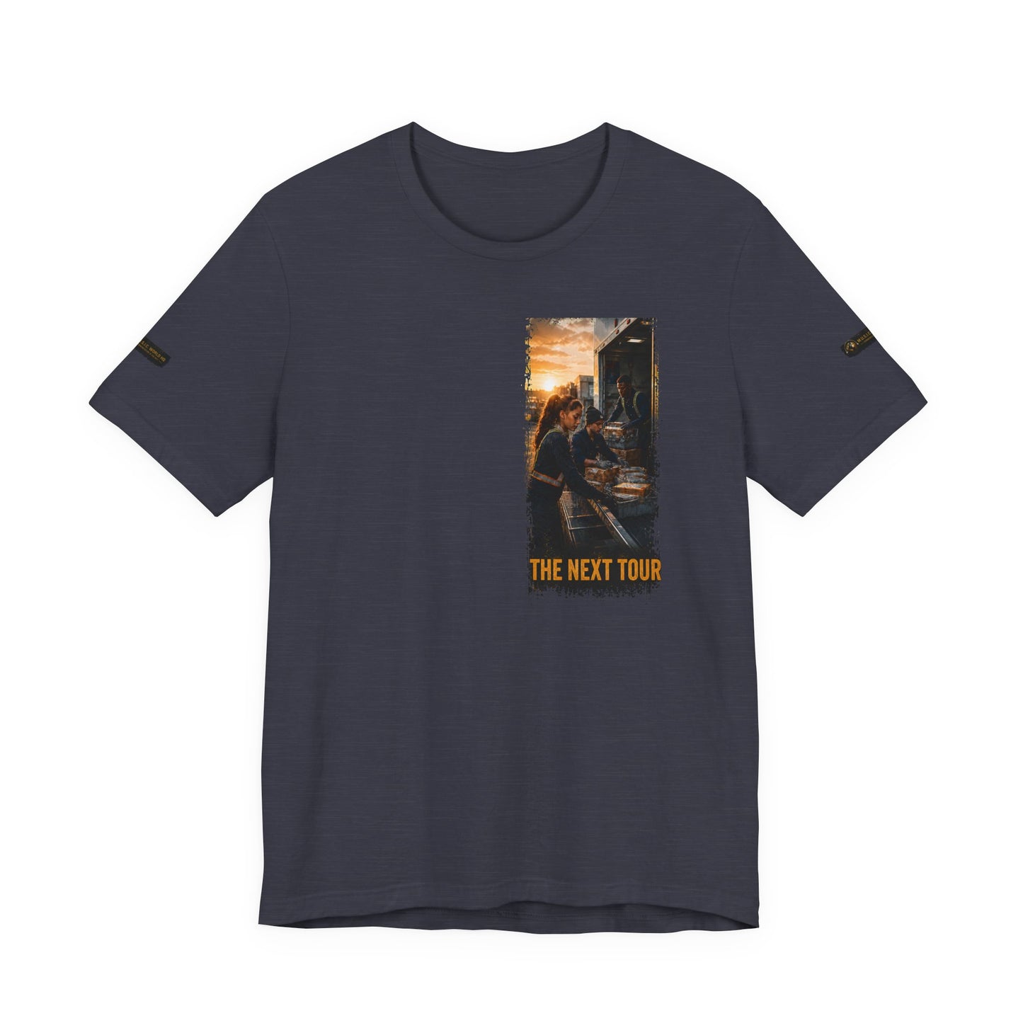 Postal Music — The Next Tour Premium Unisex T-Shirt — Color Group 5 of 11