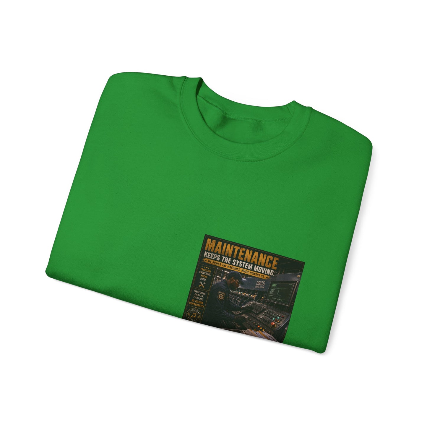Postal Music — Maintenance Keeps the System Moving — Core Crewneck Sweatshirt