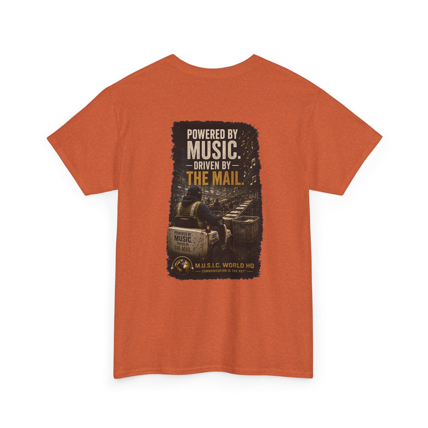 Postal Music - Powered by Music Premium T-Shirt - Colorways A