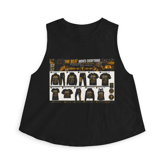 The Beat Moves Everything — Women's Cropped Tee | Postal Music