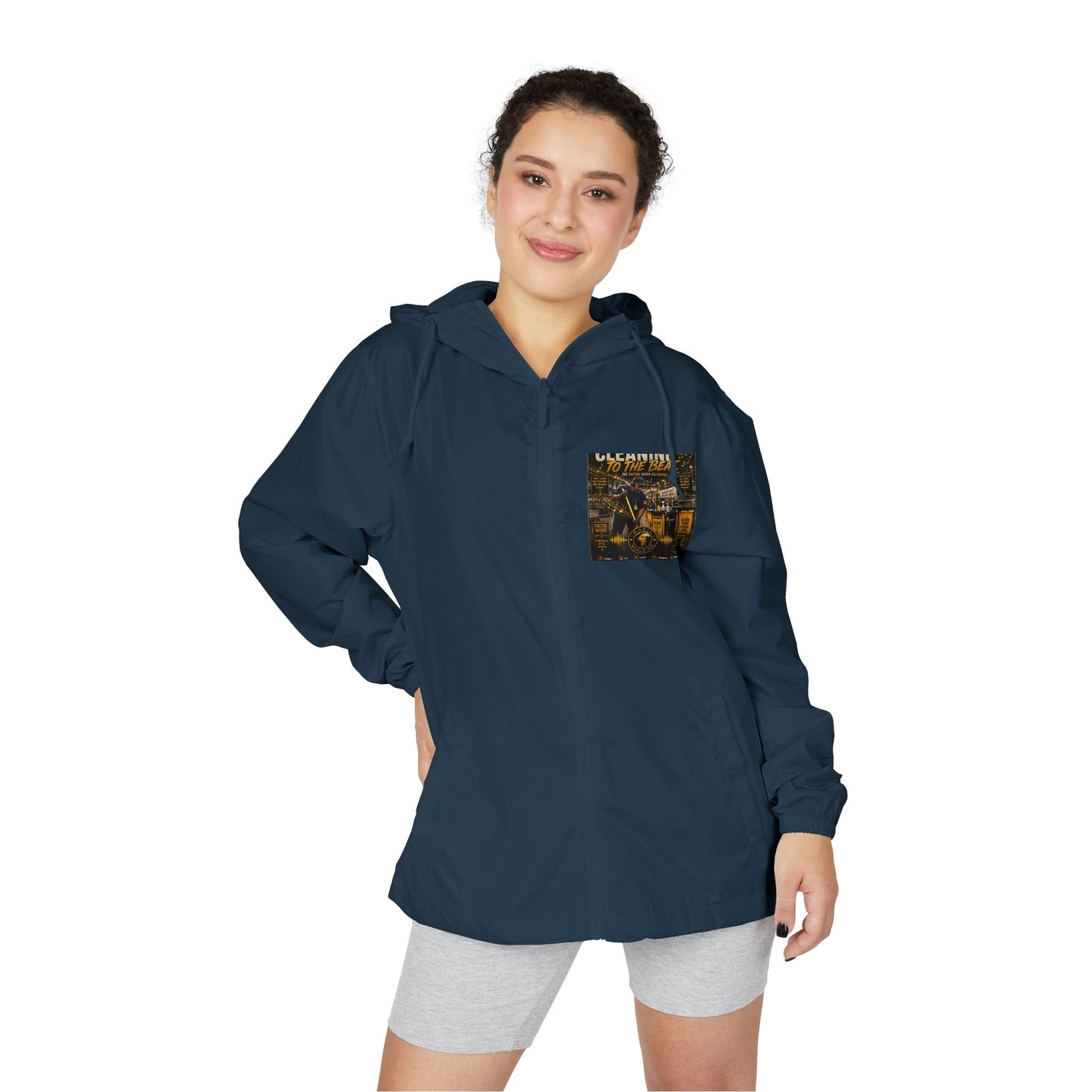 Cleaning to the Beat — Athletic Track Jacket