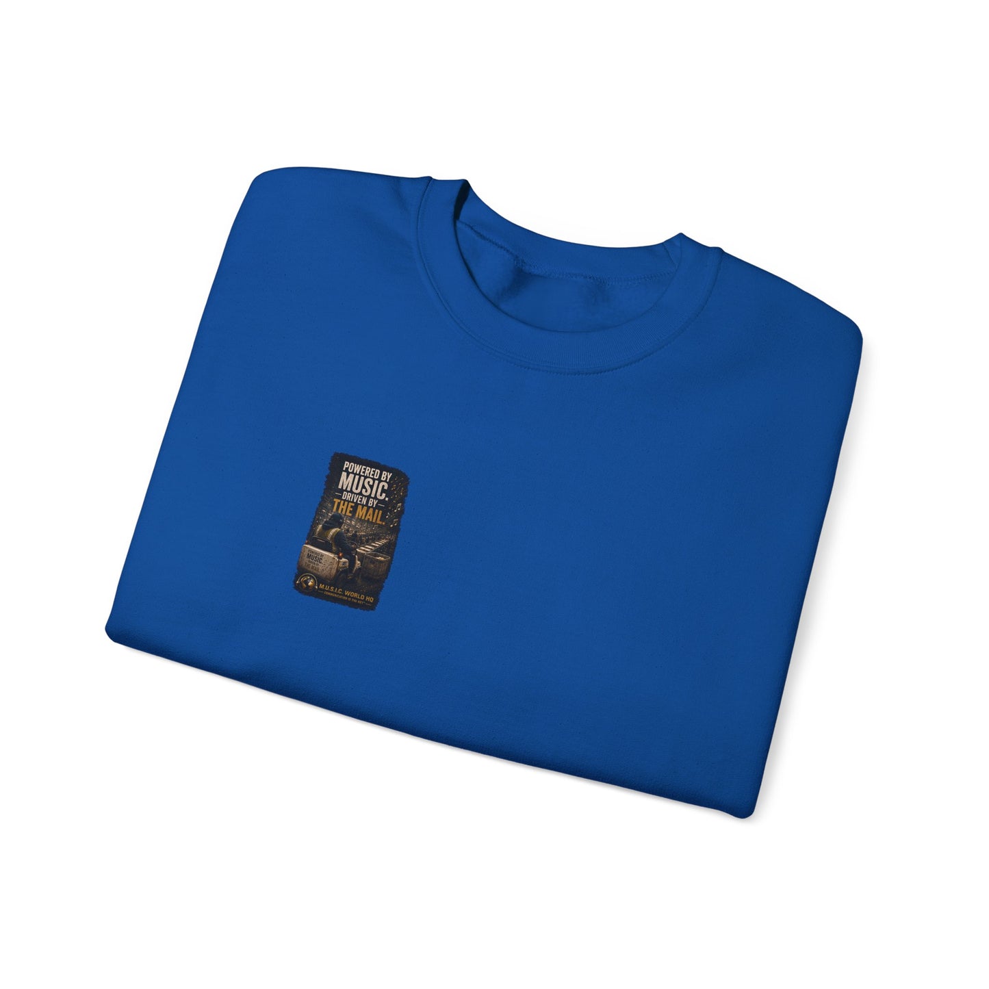Postal Music - Powered by Music Crewneck Sweatshirt - Colorways C