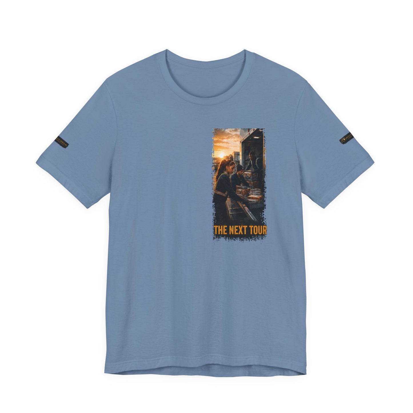 Postal Music — The Next Tour Premium Unisex T-Shirt — Color Group 10 of 11