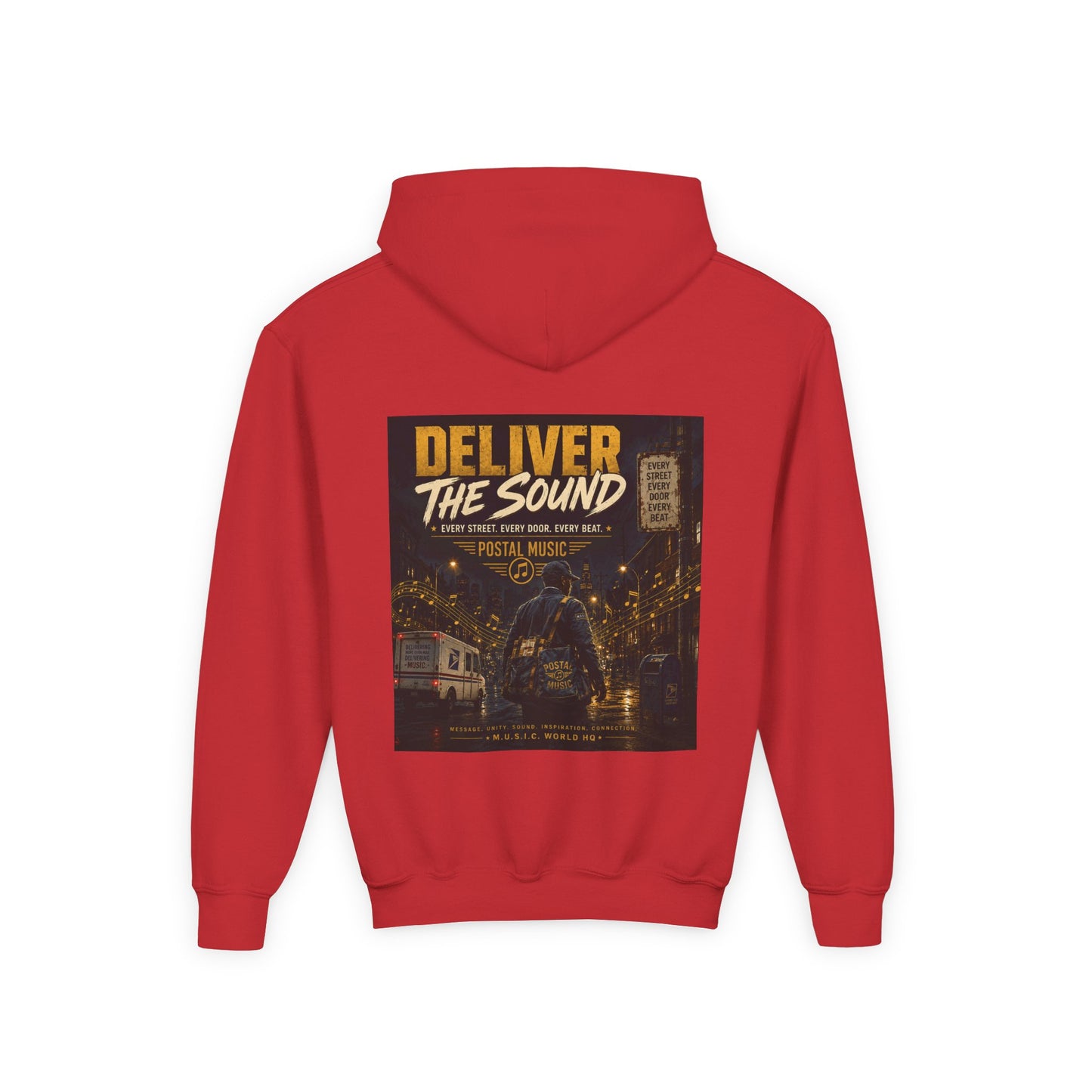 Postal Music — Deliver the Sound — Youth Hoodie