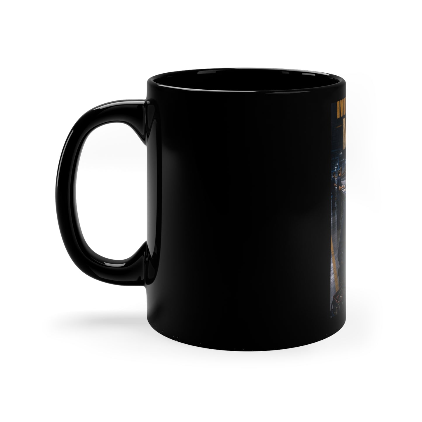 Postal Music — Keep the Message Moving — Black Coffee Mug 11oz
