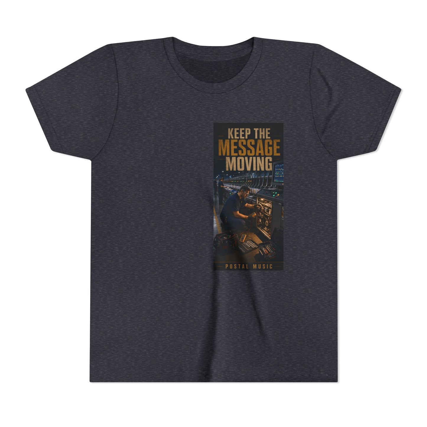 Postal Music — Keep the Message Moving — Youth T-Shirt