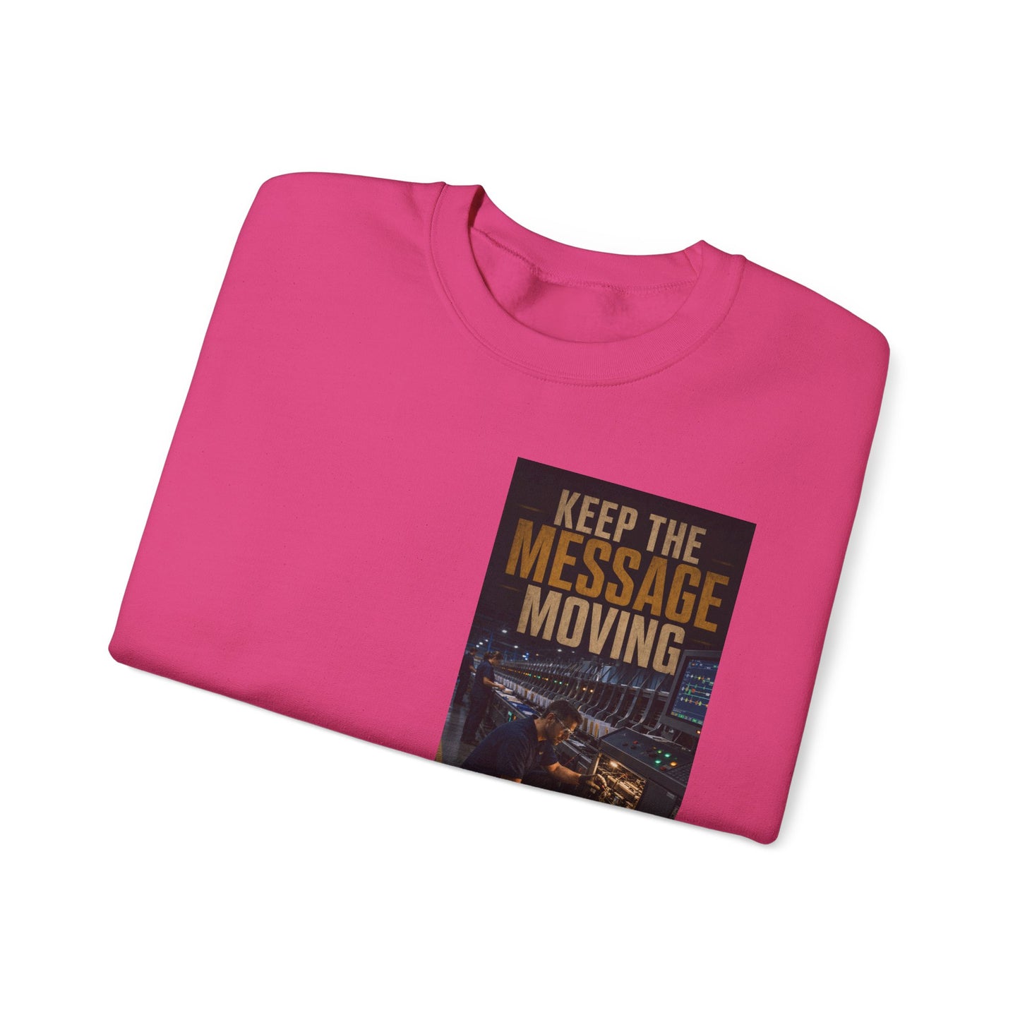 Postal Music — Keep the Message Moving — Core Crewneck Sweatshirt