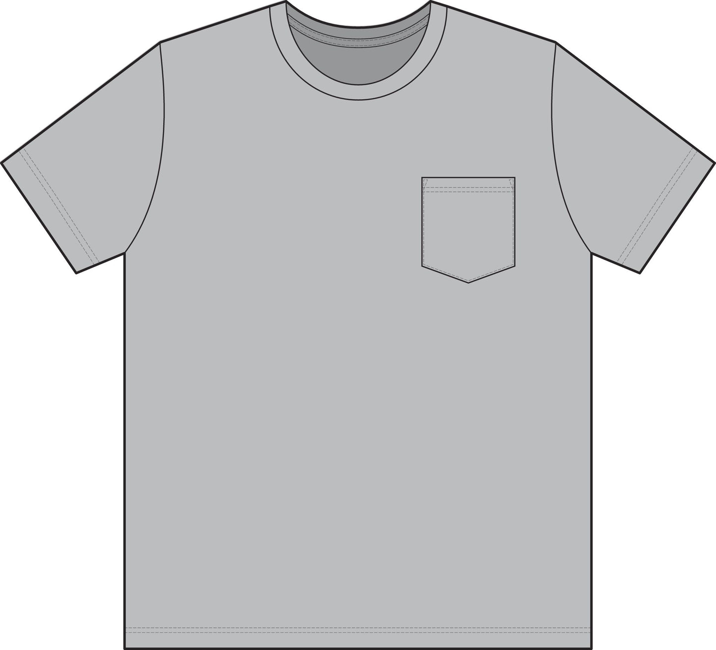 Postal Music - Level 7 Keeps the Rhythm Clean - Workwear Pocket T-Shirt