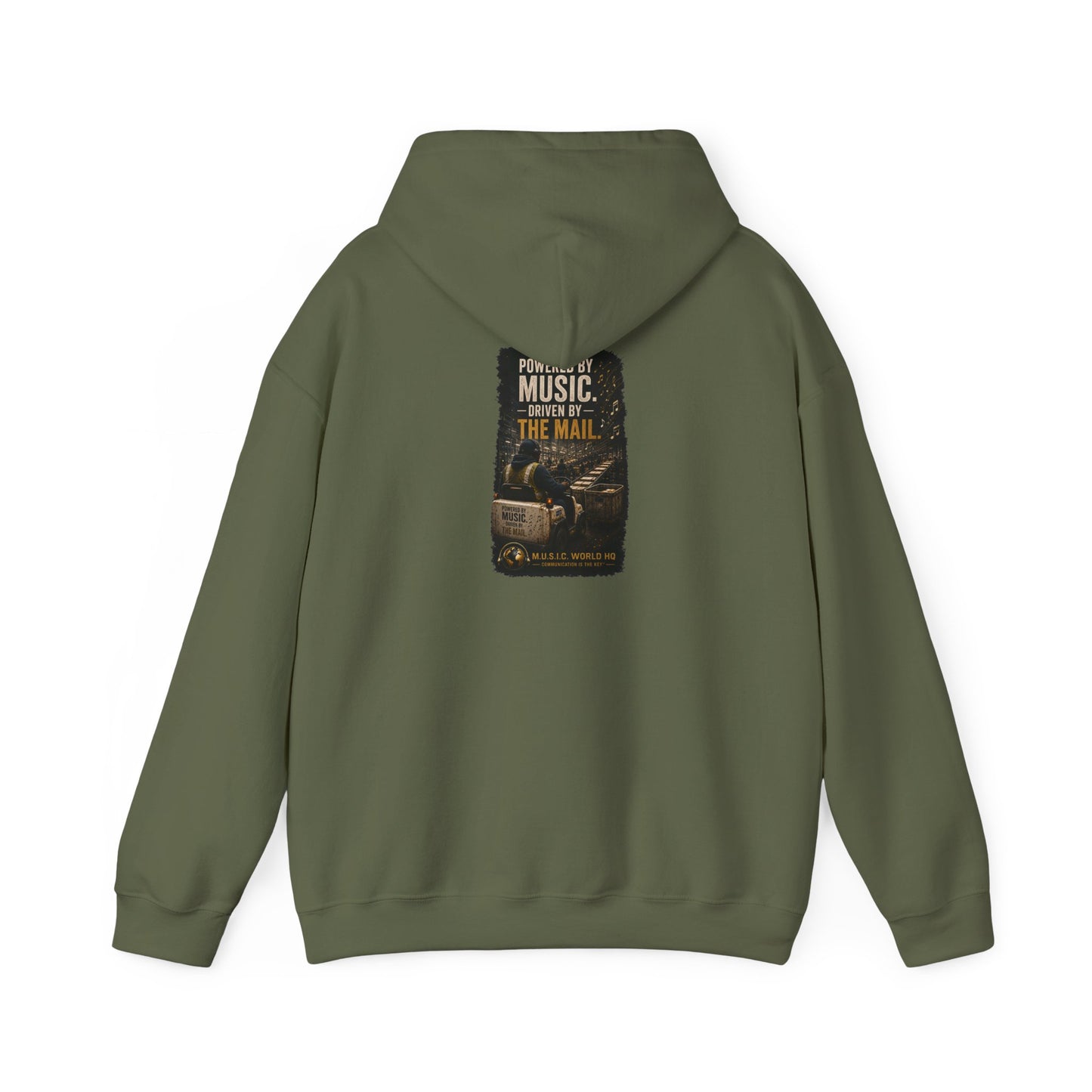 Postal Music - Powered by Music Hoodie - Colorways B
