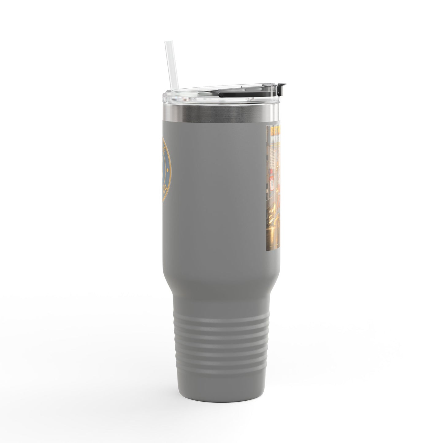 Postal Music - Between Tours, We Retune the System - Insulated Travel Tumbler 40oz