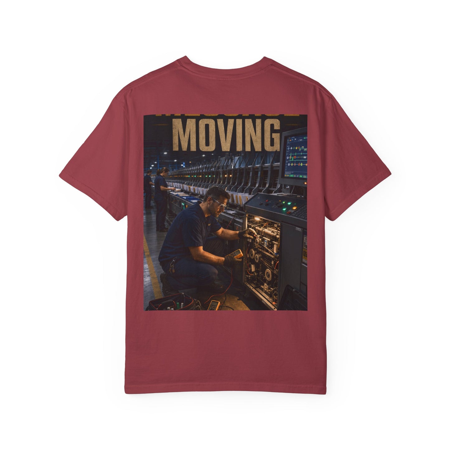 Postal Music — Keep the Message Moving — Garment-Dyed T-Shirt