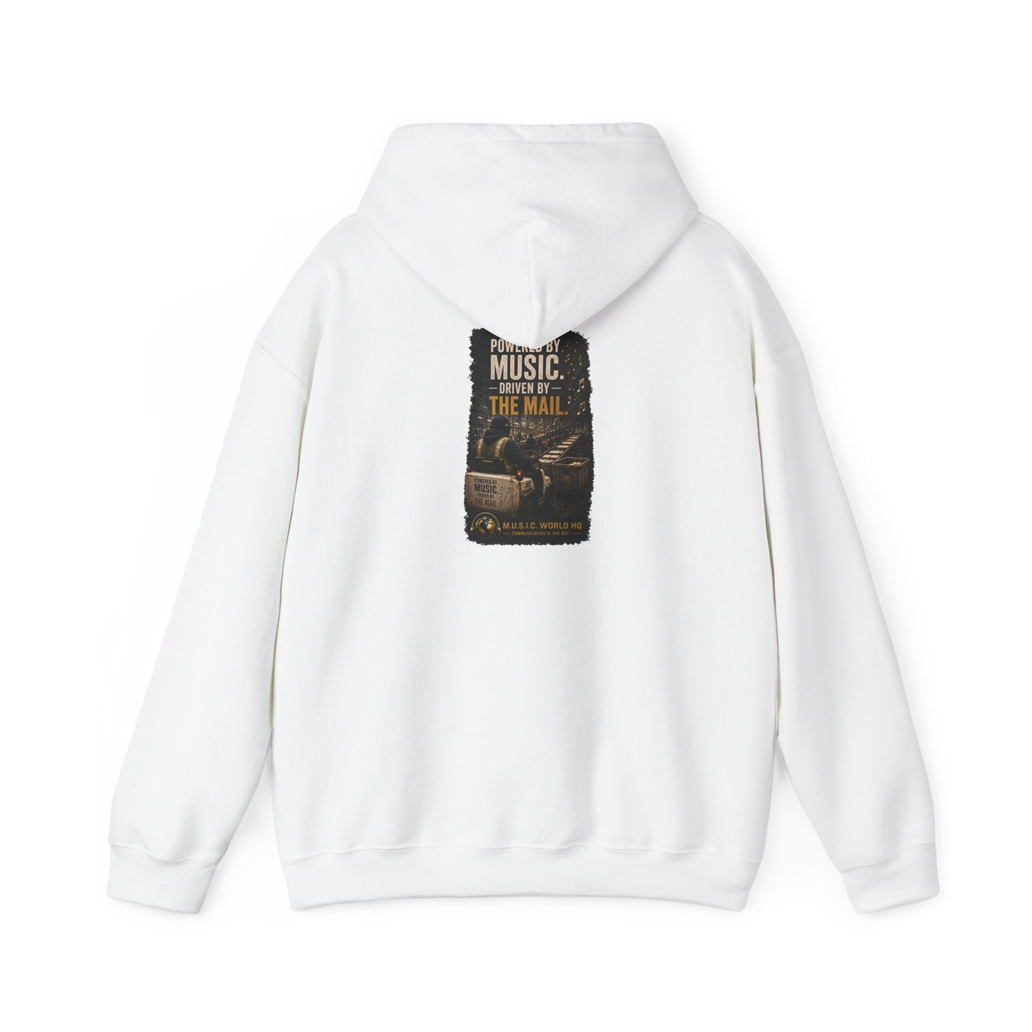Postal Music - Powered by Music Hoodie - Colorways C