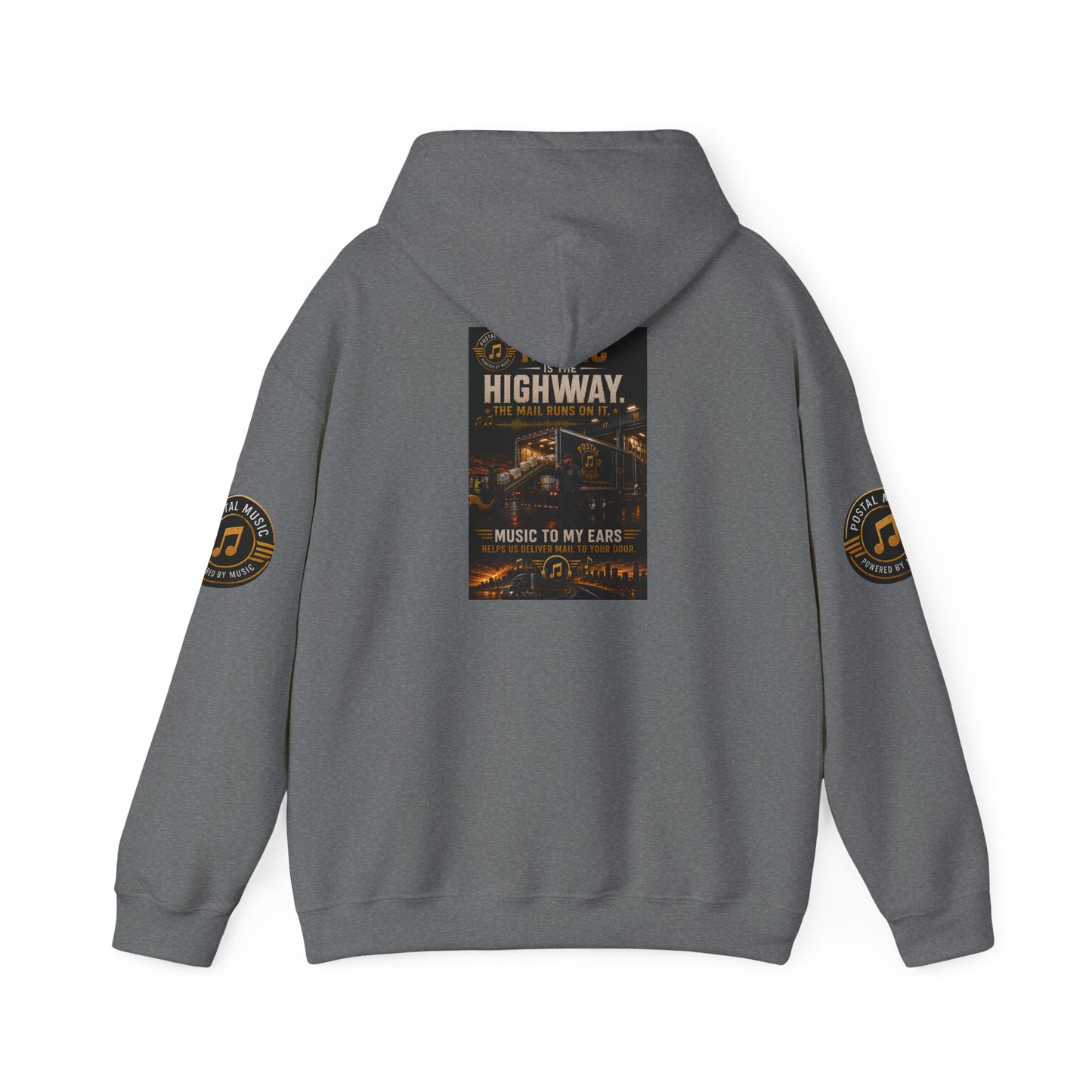 Postal Music — Music Is the Highway — Core Pullover Hoodie