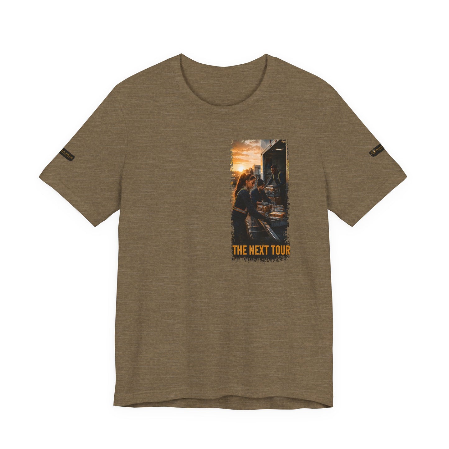 Postal Music — The Next Tour Premium Unisex T-Shirt — Color Group 5 of 11