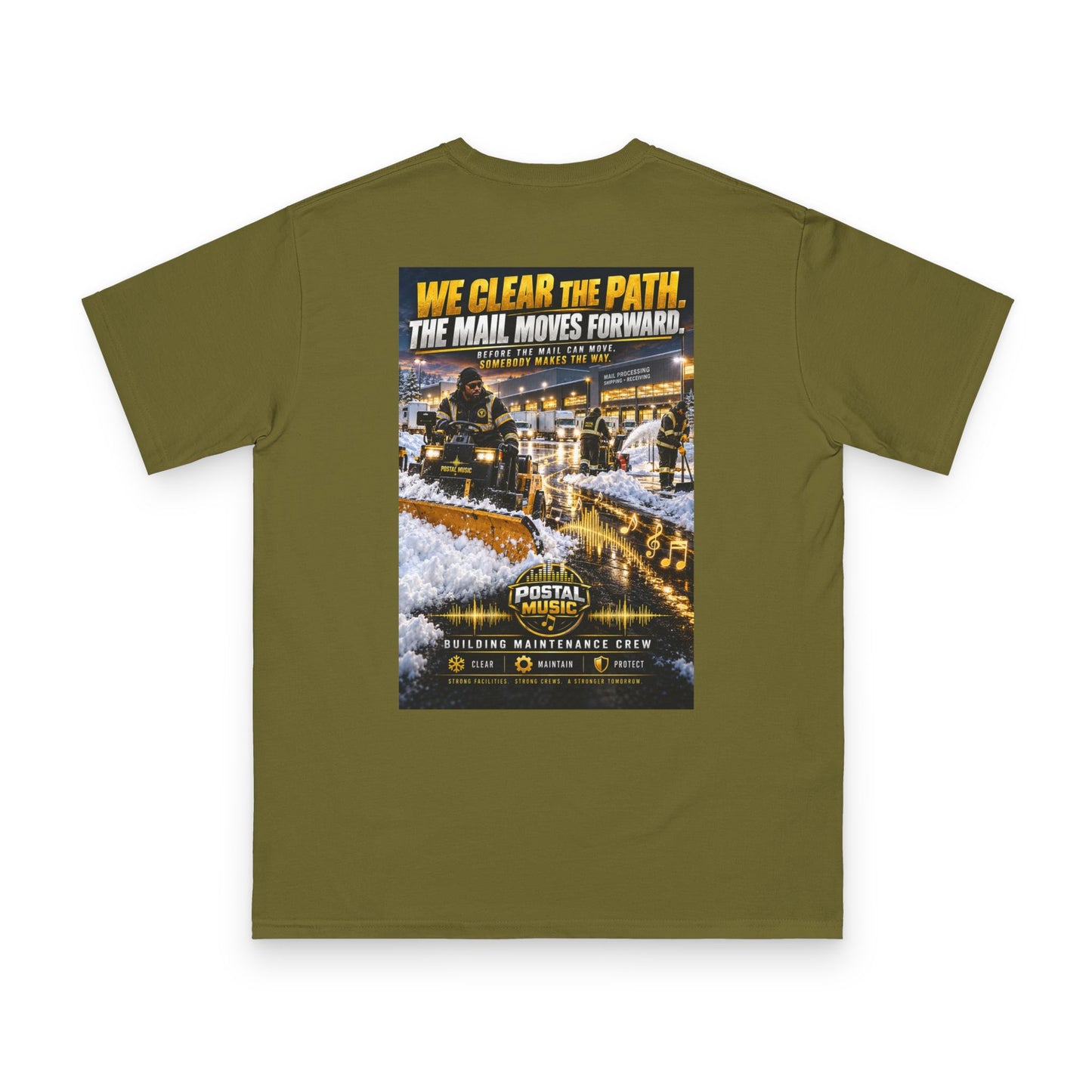 Postal Music - We Clear the Path - Men's Organic T-Shirt