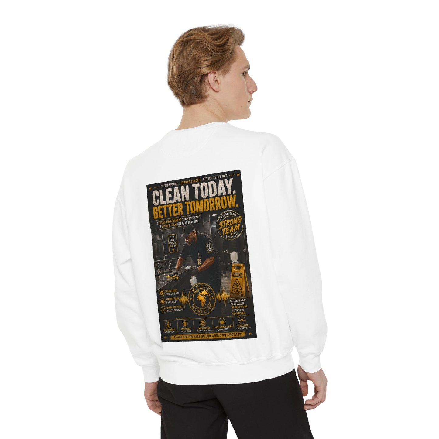 Unisex Garment-Dyed Sweatshirt
