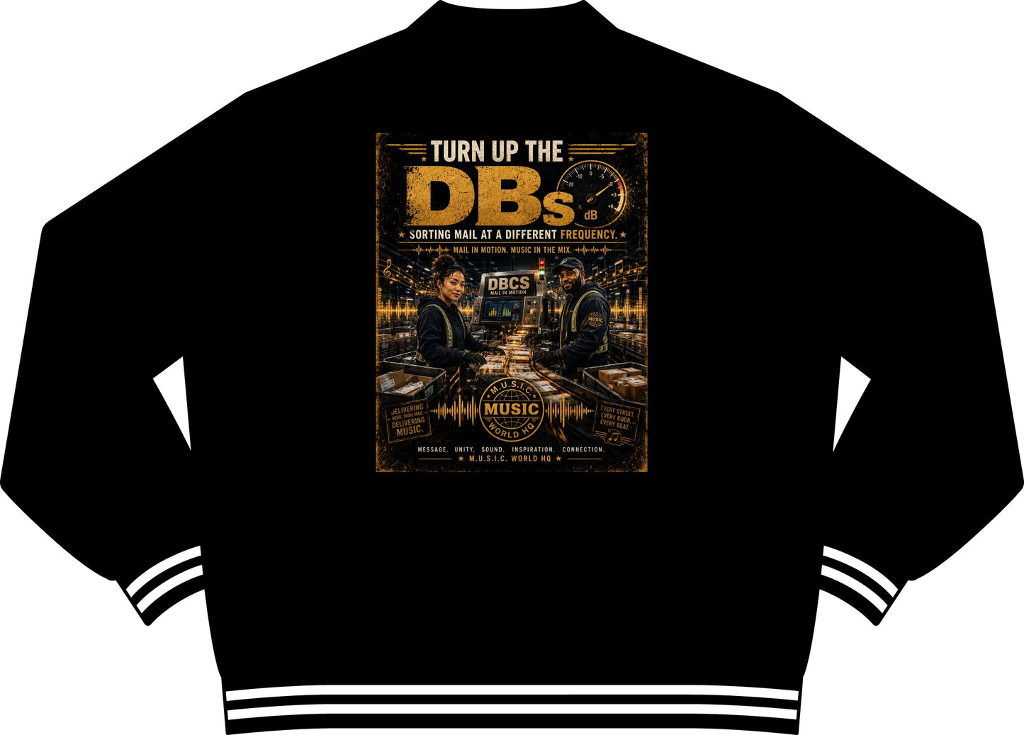 Turn Up the DBs — Men's Varsity Jacket