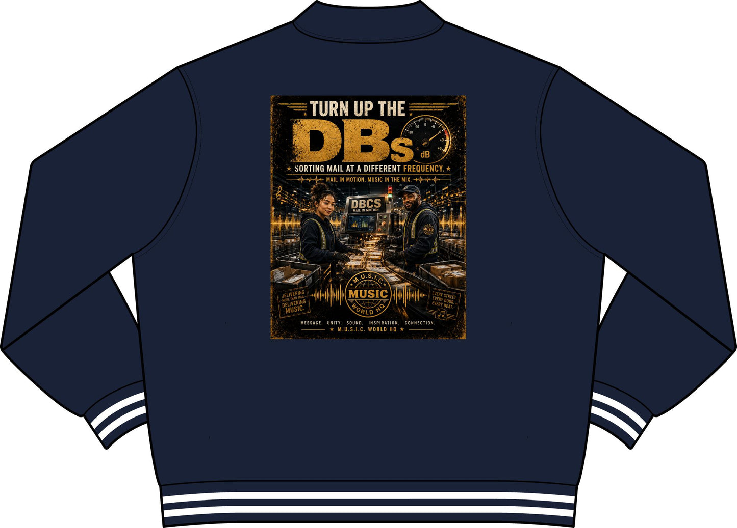 Turn Up the DBs — Men's Varsity Jacket