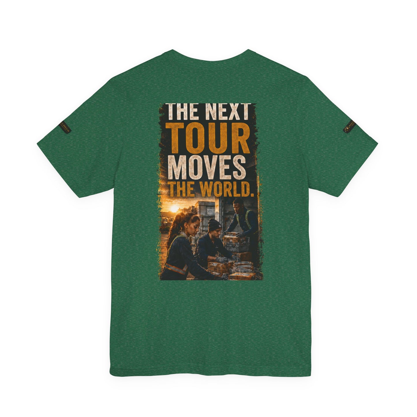 Postal Music — The Next Tour Premium Unisex T-Shirt — Color Group 4 of 11
