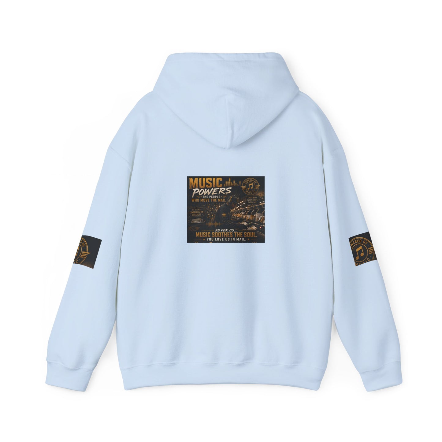 Postal Music — Music Powers the People — Core Pullover Hoodie
