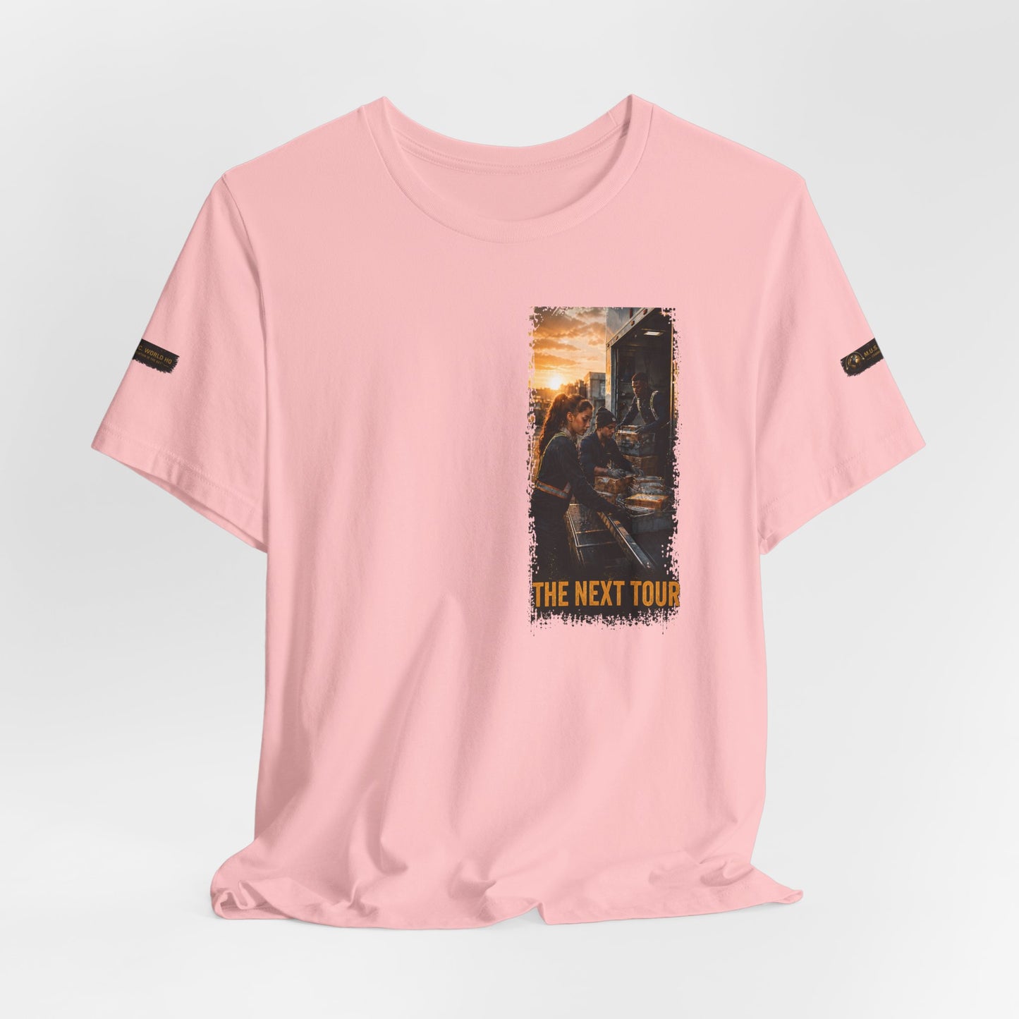 Postal Music — The Next Tour Premium Unisex T-Shirt — Color Group 9 of 11