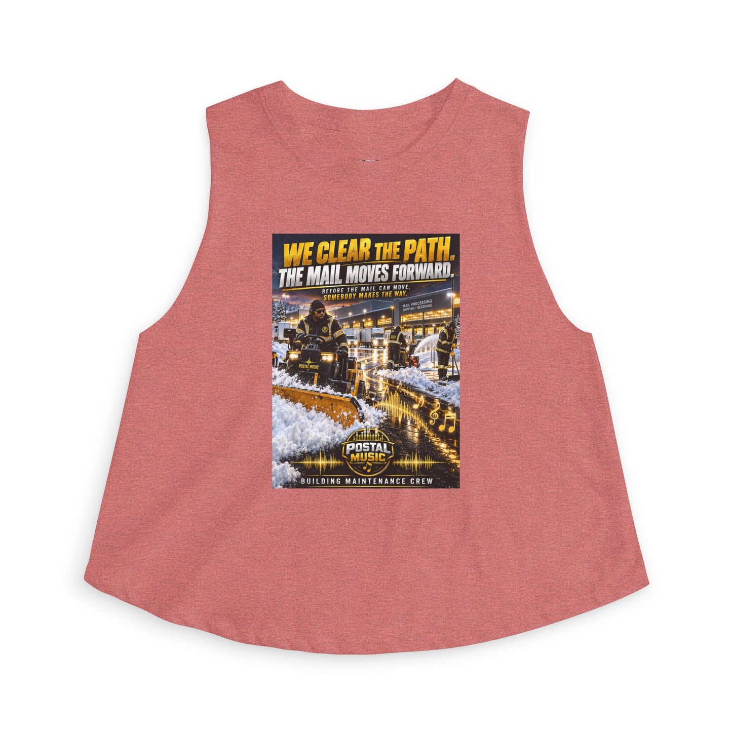 Postal Music - We Clear the Path - Women's Cropped T-Shirt