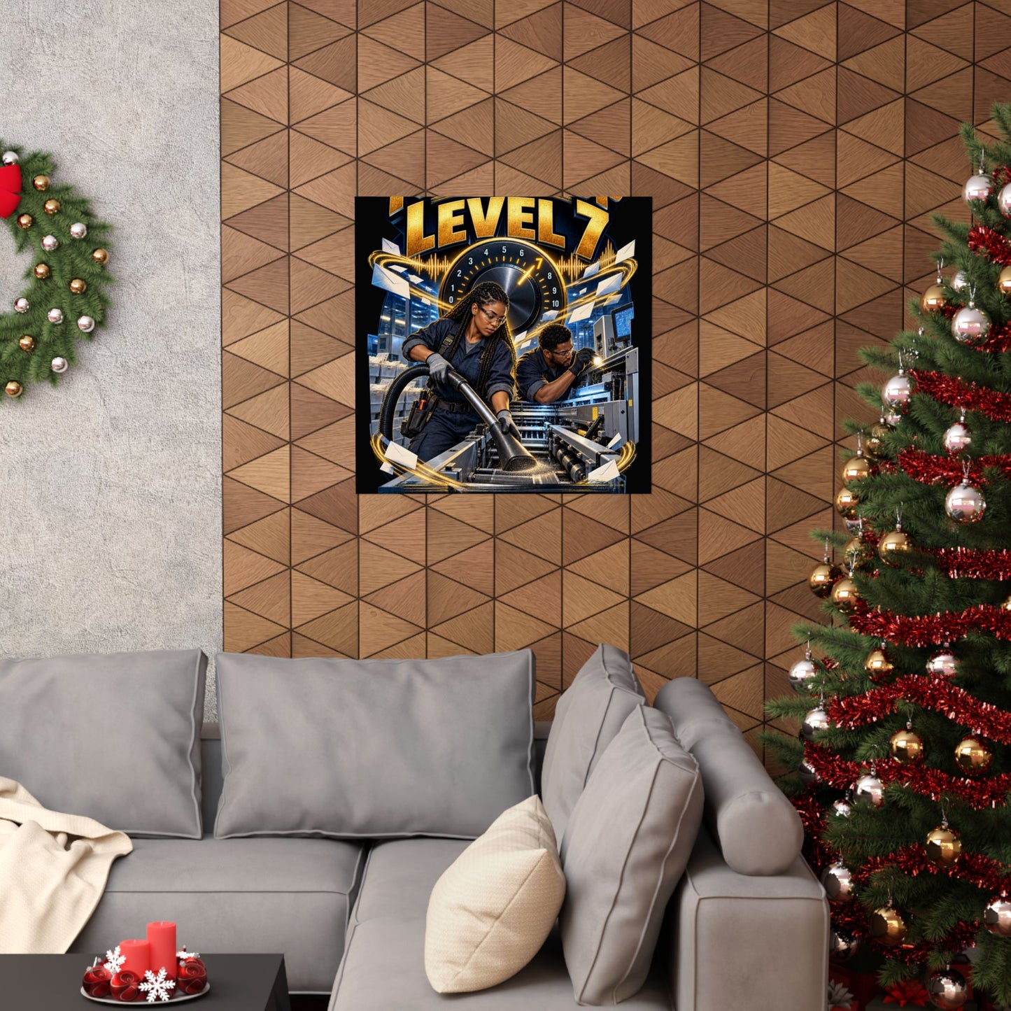 Postal Music - Turn It Up to Level 7 - Premium Matte Poster