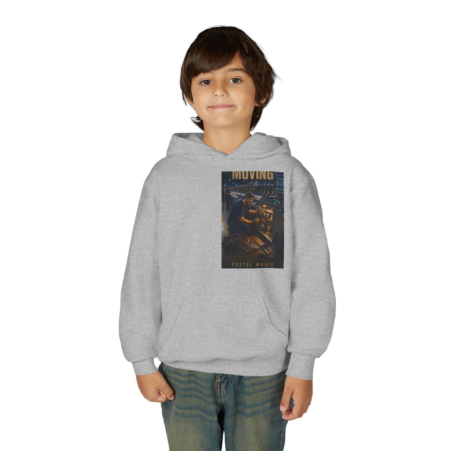 Postal Music — Keep the Message Moving — Youth Hoodie