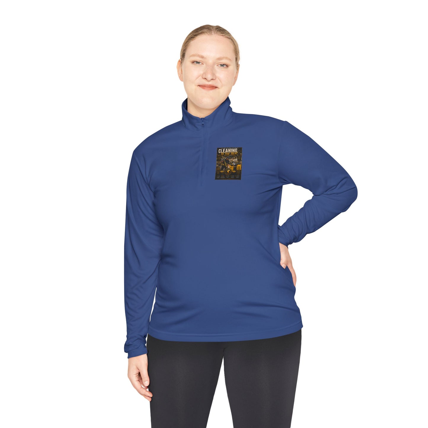 Cleaning to the Beat — Quarter-Zip Pullover