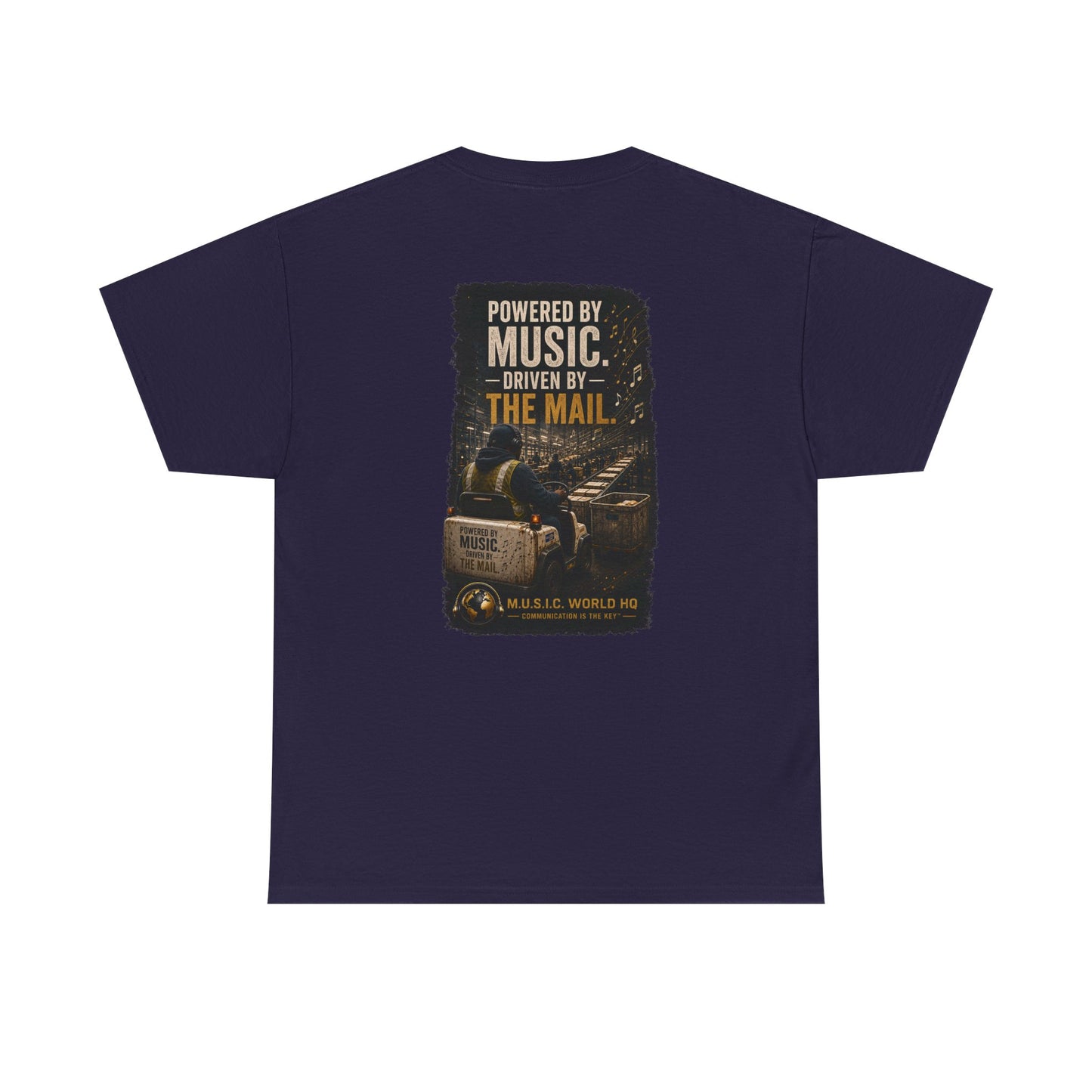 Postal Music - Powered by Music Premium T-Shirt - Colorways A
