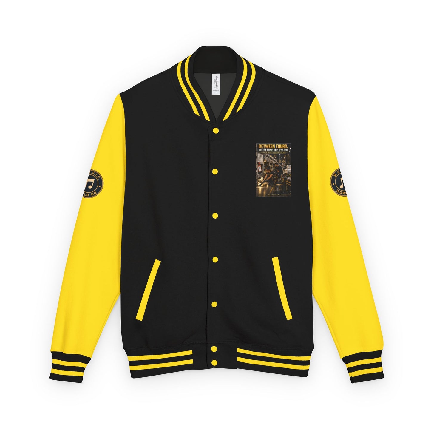 Postal Music - Between Tours, We Retune the System - Heavyweight Letterman Jacket