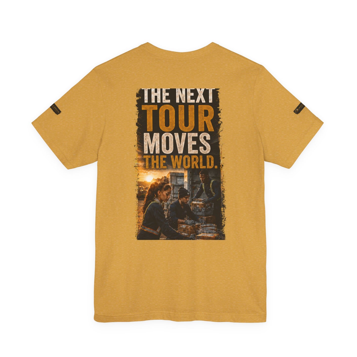 Postal Music — The Next Tour Premium Unisex T-Shirt — Color Group 5 of 11
