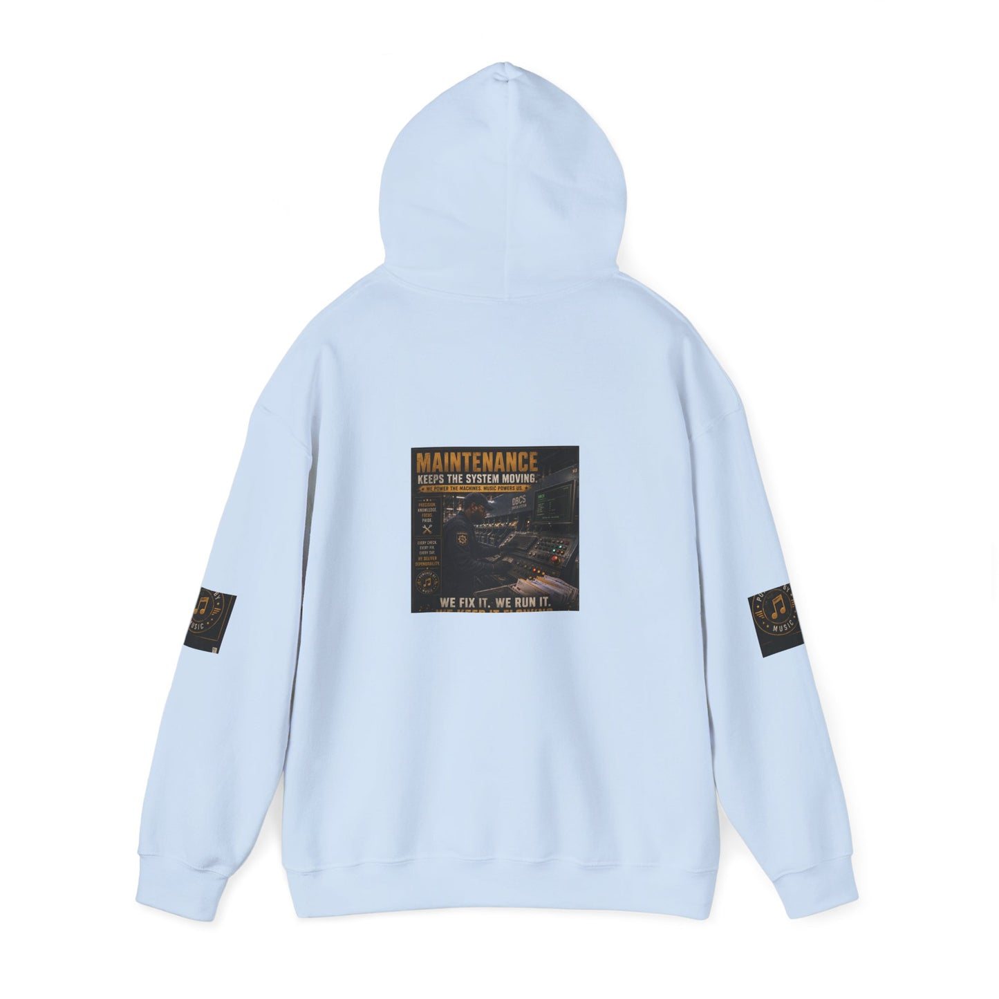Postal Music — Maintenance Keeps the System Moving — Core Pullover Hoodie