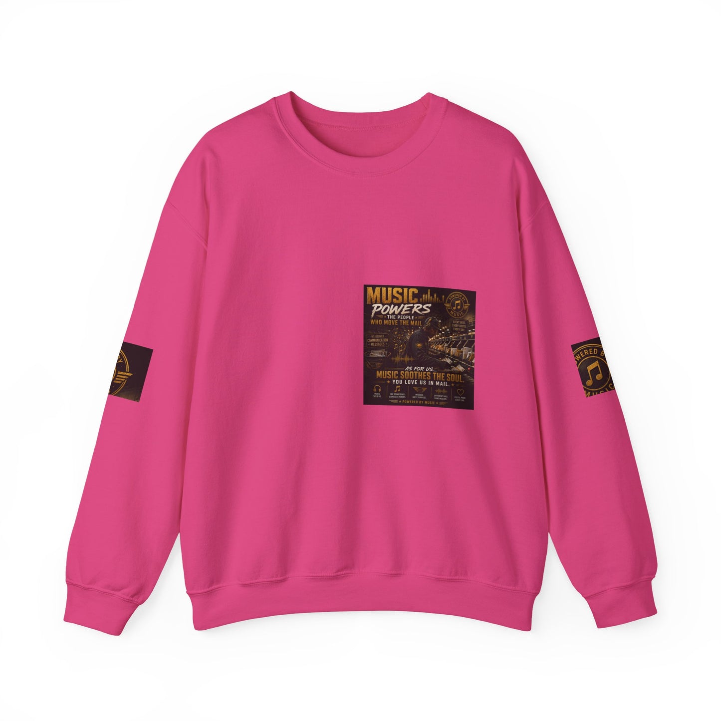 Postal Music — Music Powers the People — Core Crewneck Sweatshirt