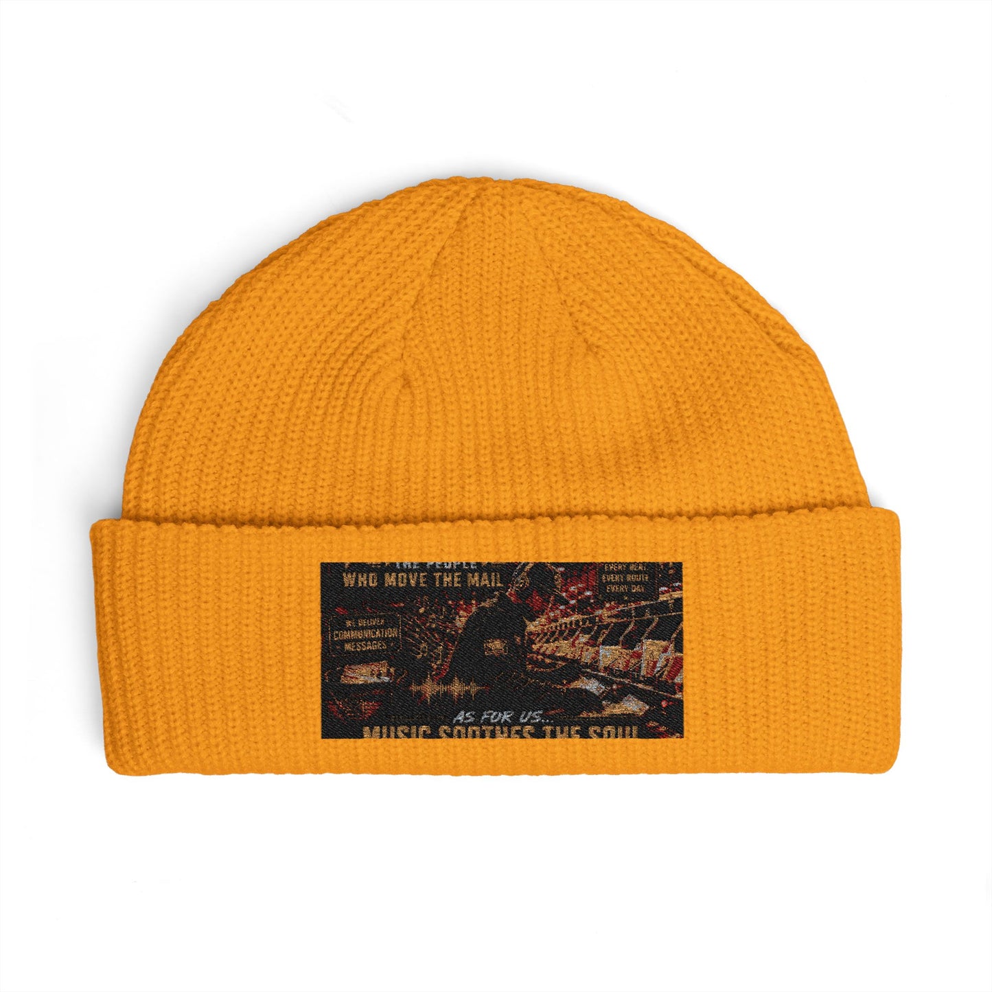 Postal Music — Music Powers the People — Knit Beanie
