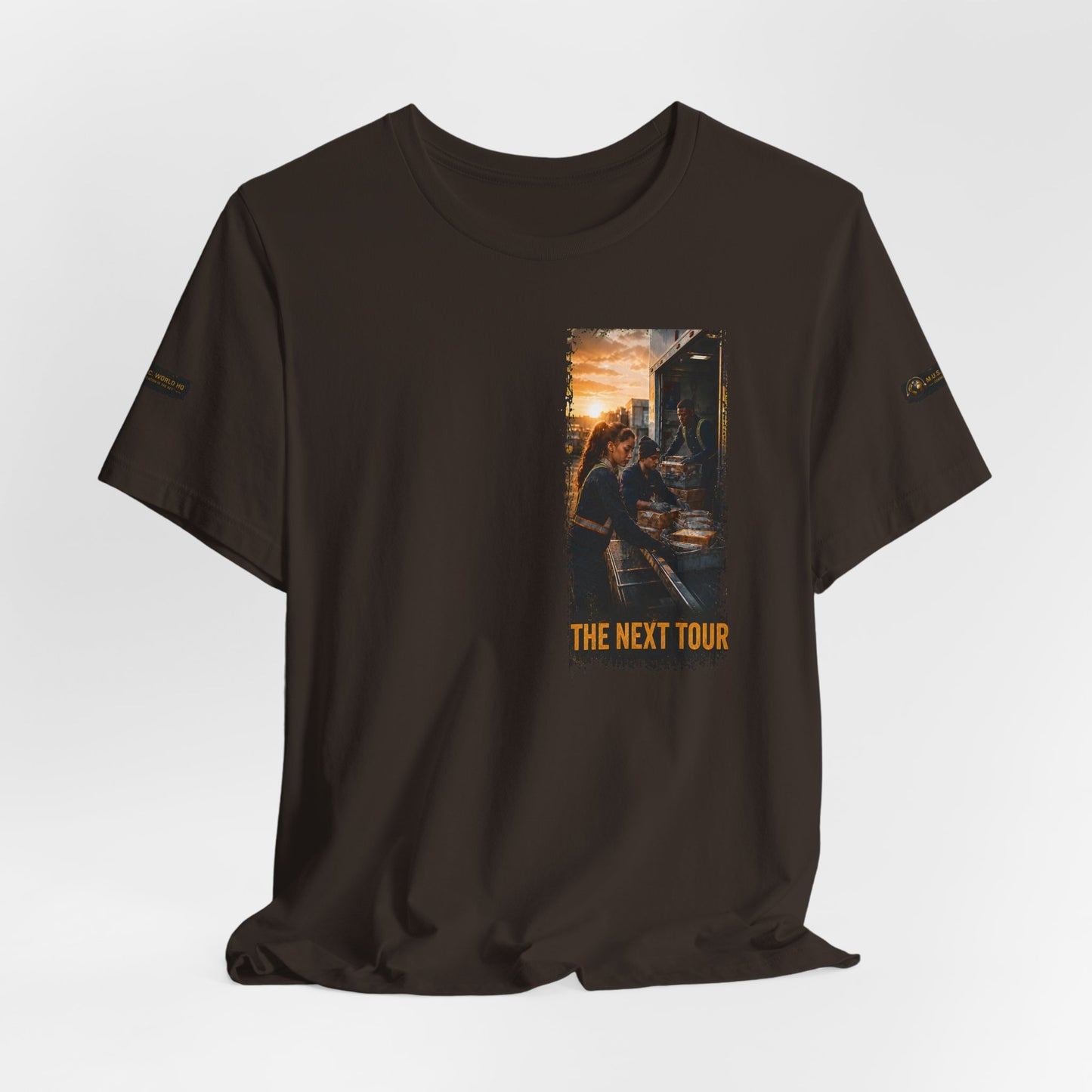 Postal Music - The Next Tour Premium Unisex T-Shirt - Color Group 1 of 11