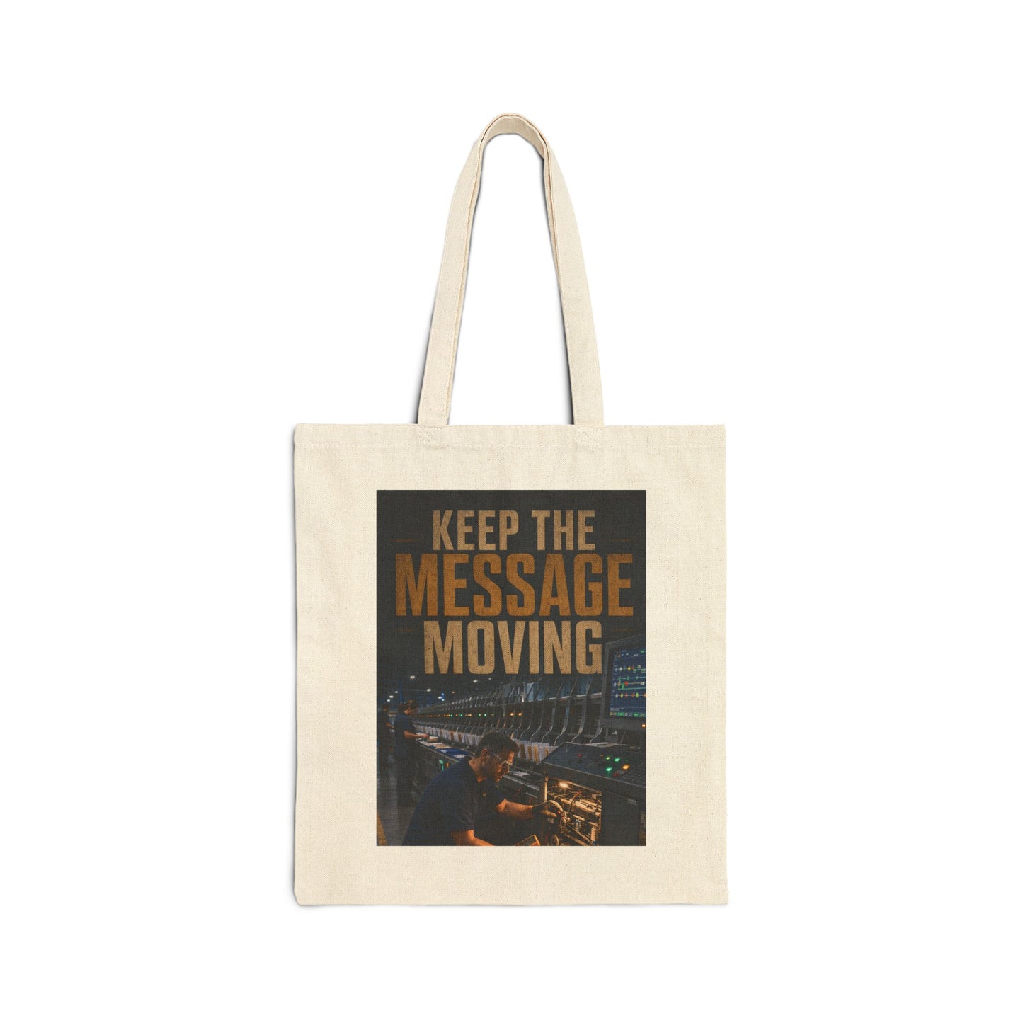 Postal Music — Keep the Message Moving — Canvas Tote