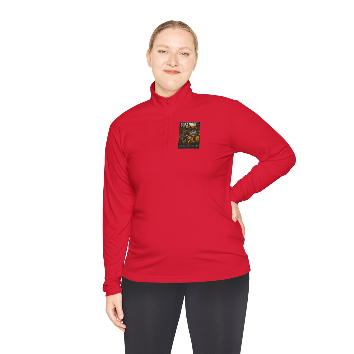 Cleaning to the Beat — Quarter-Zip Pullover