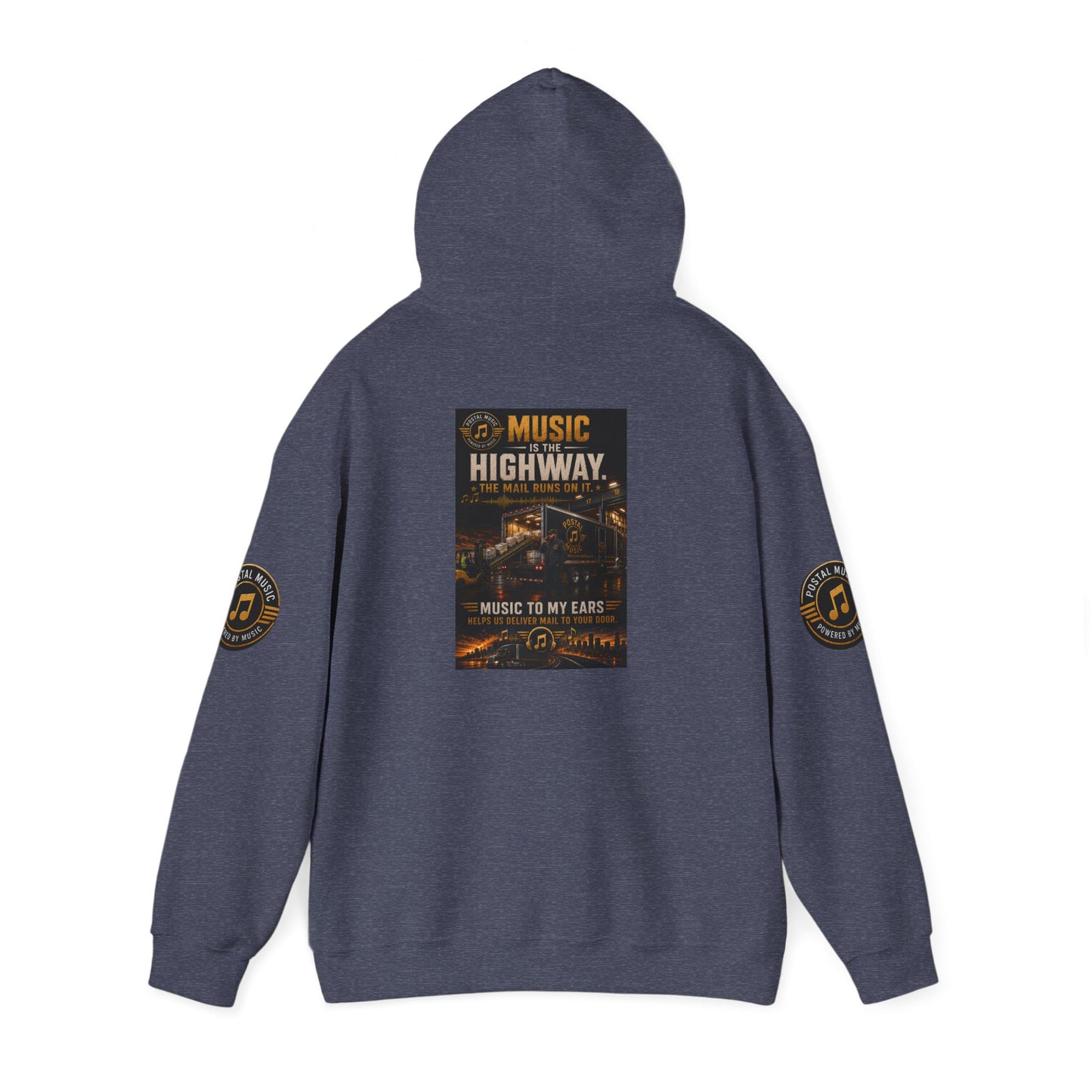 Postal Music — Music Is the Highway — Core Pullover Hoodie