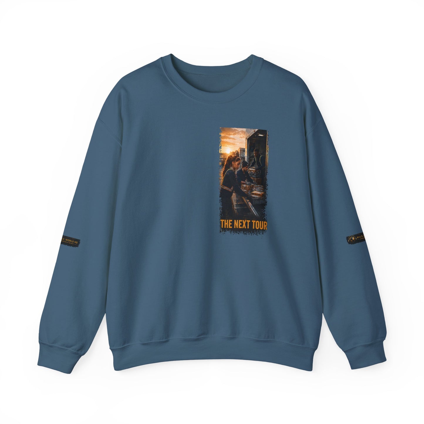 Postal Music — The Next Tour Core Crewneck Sweatshirt — Color Group 2 of 3