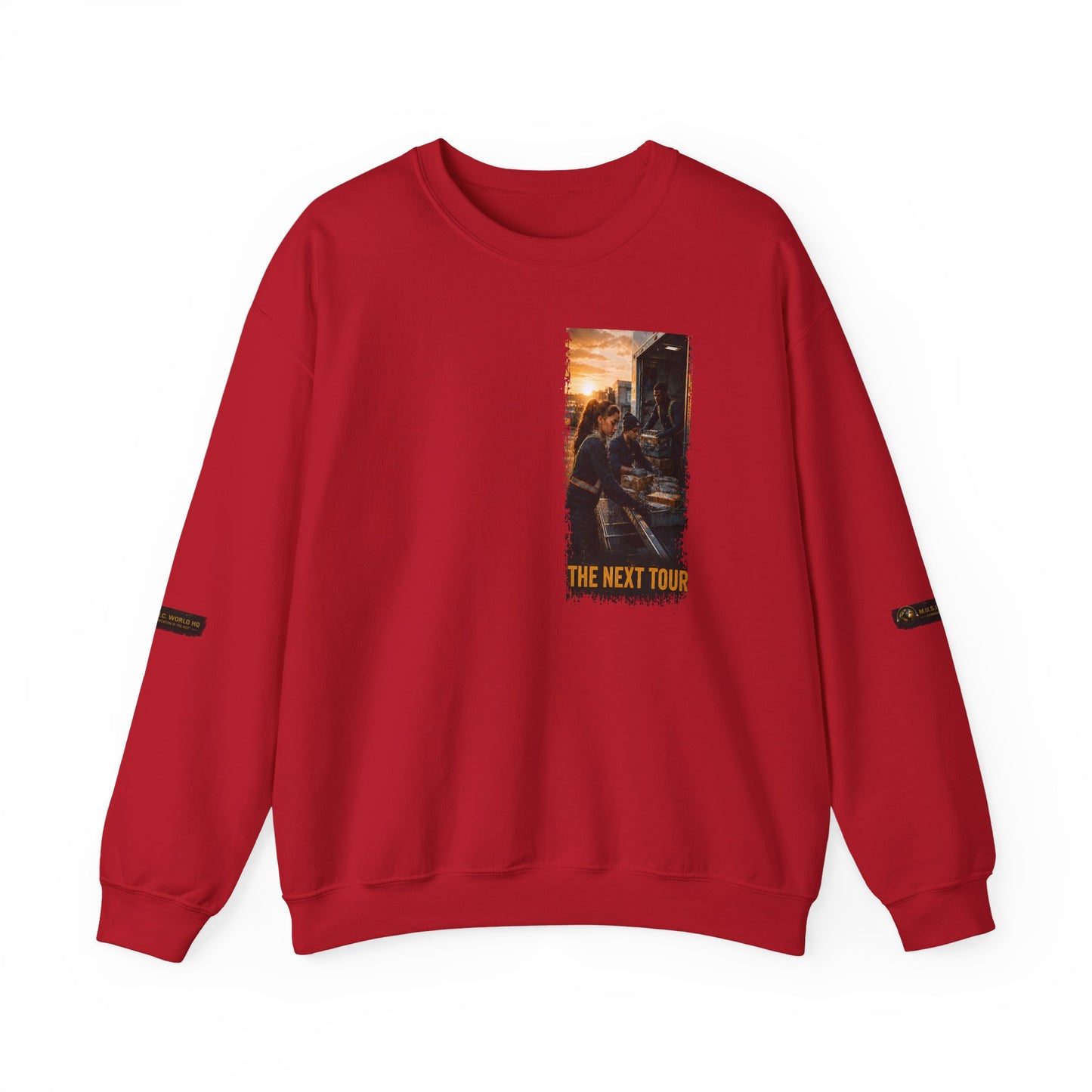 Postal Music — The Next Tour Core Crewneck Sweatshirt — Color Group 1 of 3