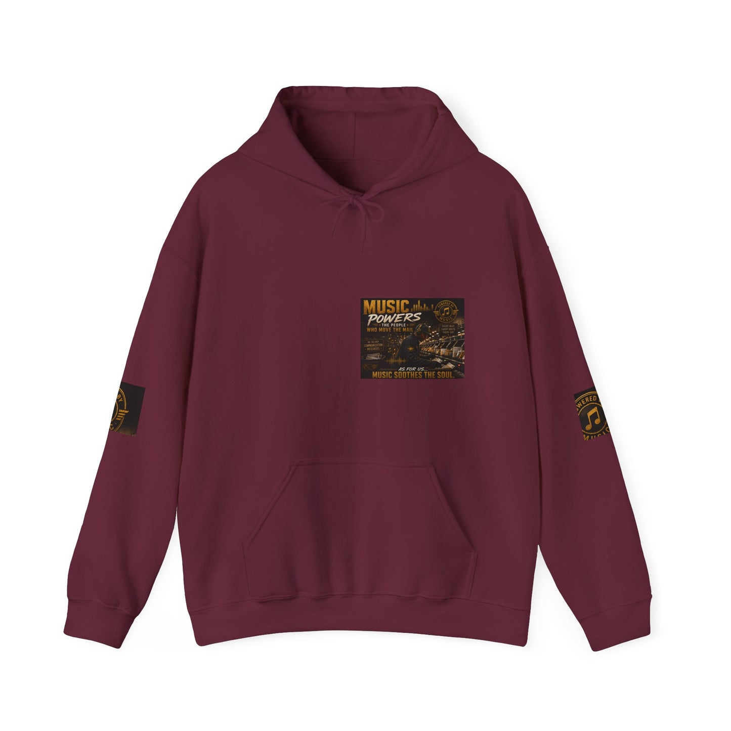 Postal Music — Music Powers the People — Core Pullover Hoodie